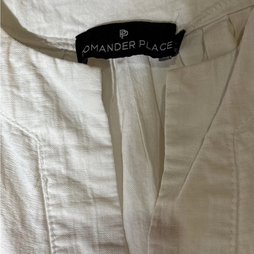Pomander Place Finley Flutter Sleeve White Blouse - XS - Picture 5 of 9